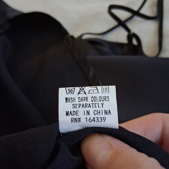 Petal & Pup Women's Size 8 Black Persia Cowl Neck Midi Dress *FLAWS* - Picture 8 of 16